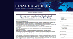 Desktop Screenshot of financeweekly.org